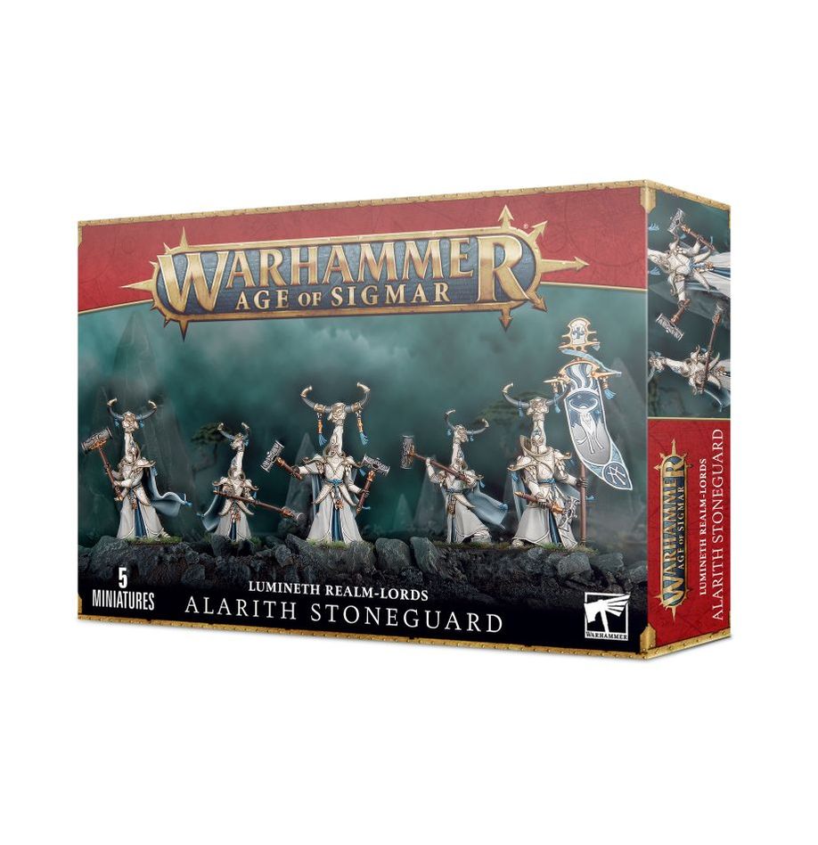 Warhammer Age of Sigmar Lumineth Realm Lords Alarith Stoneguard